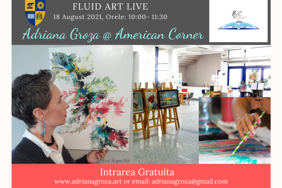 Fluid Art @ American Corner, BJC Cluj- Napoca